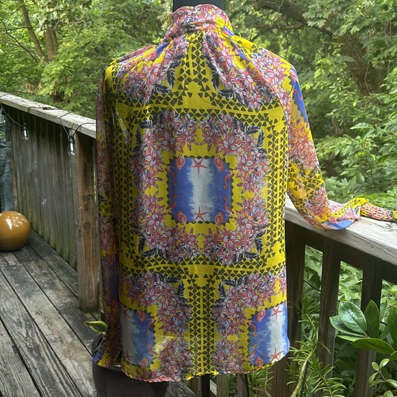 Potter’s Pot Tie Neck Blouse - Picture 6 of 8